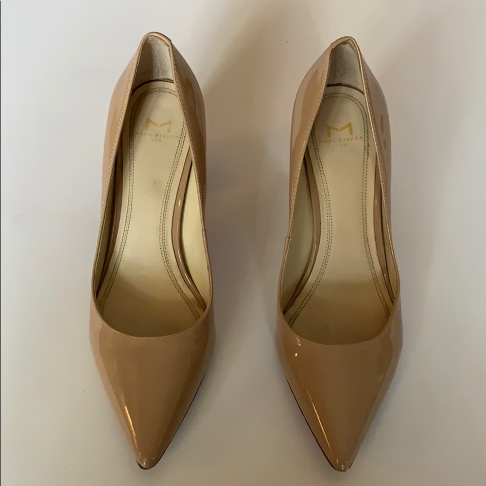 Marc Fisher Zala Block Heel Pointy Toe Pump - 6